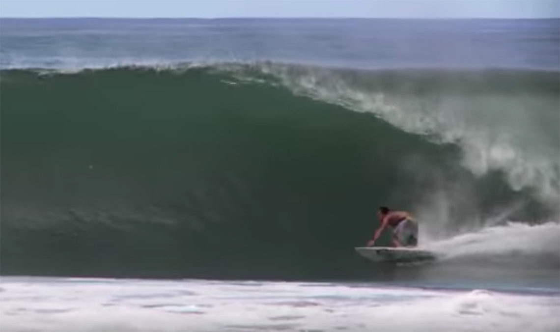 Ben Bourgeois surfing Nicaragua